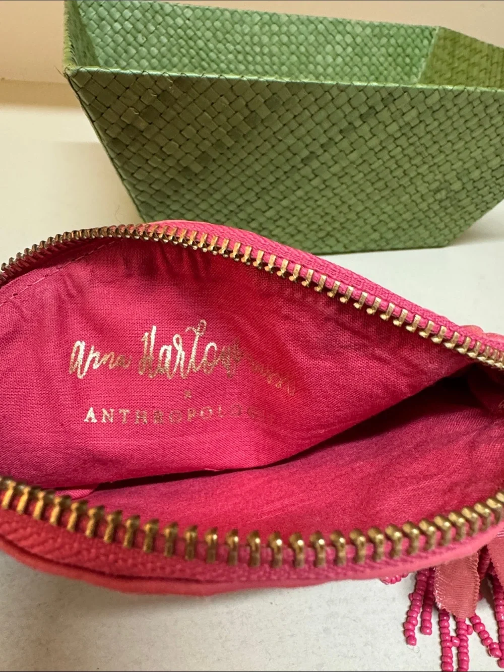 Anthropologie intricately beaded